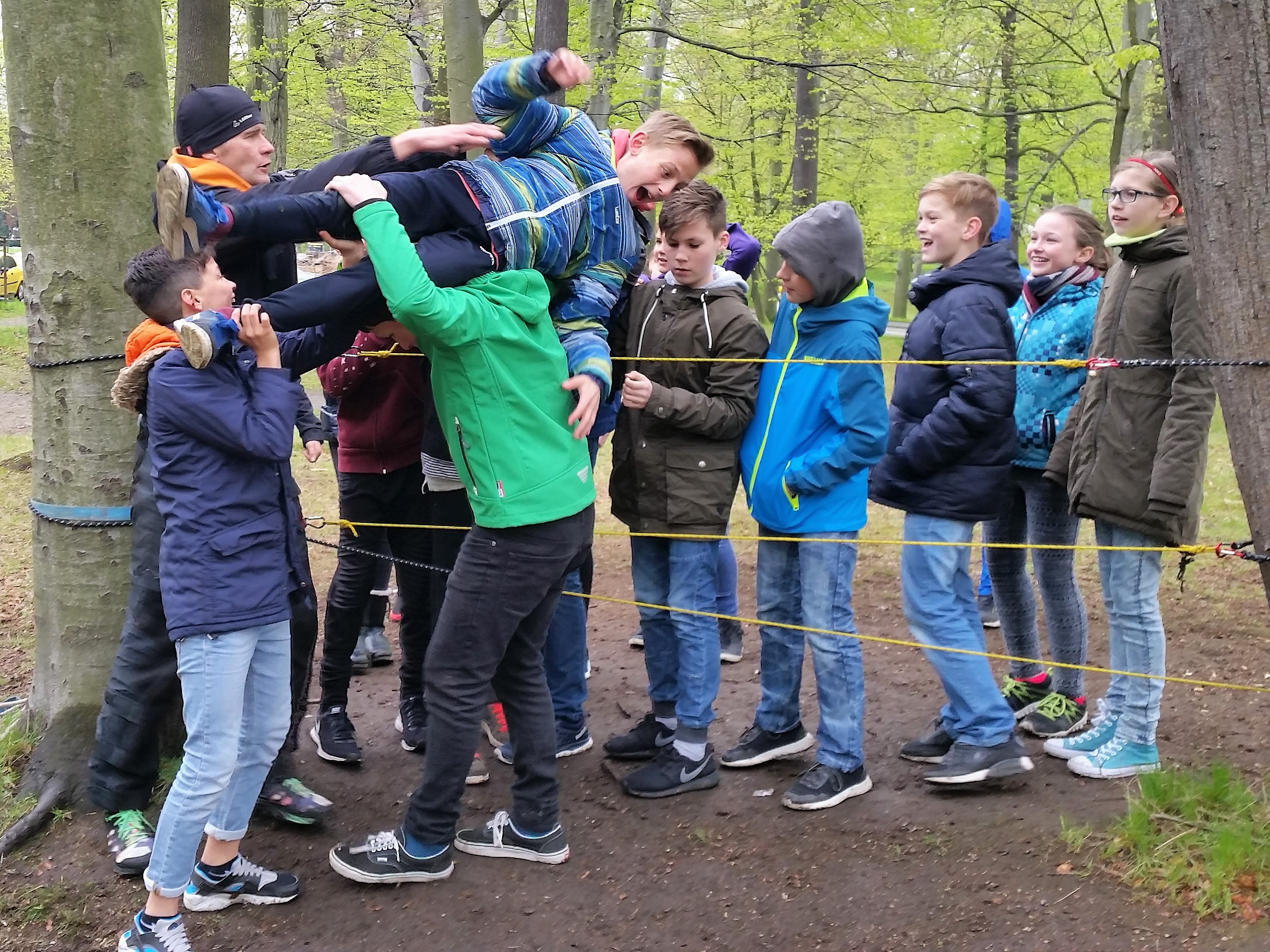 6c beim Team-Building