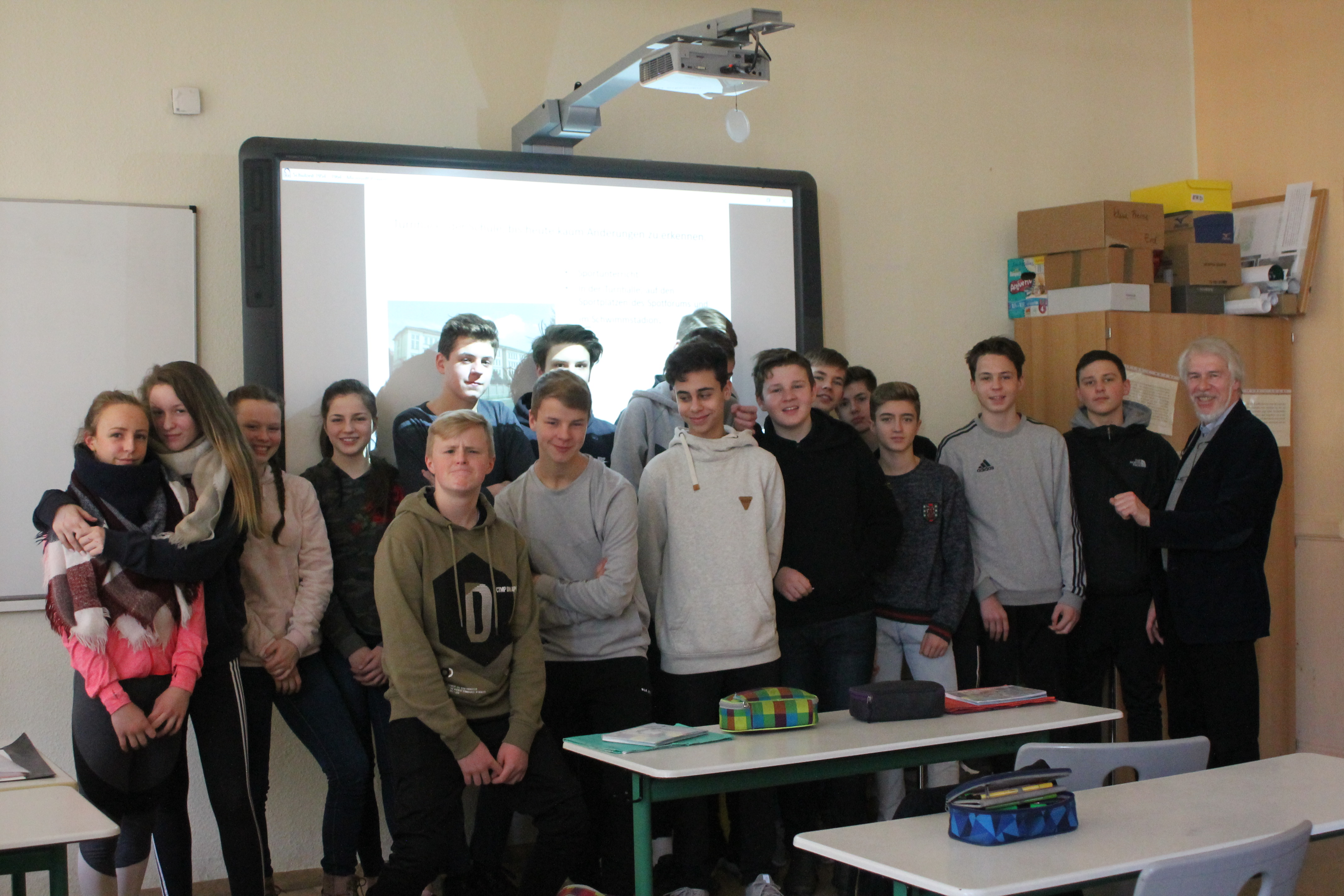 Vortrag Herr Mller in Klasse 8d 30.01.2018 2