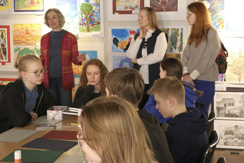 Visiting art school in Jurmala
