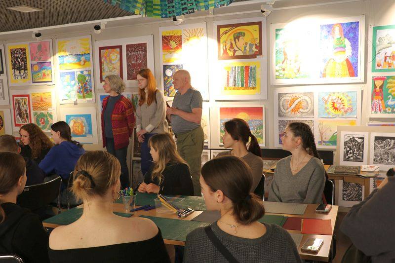 Visiting art school in Jurmala