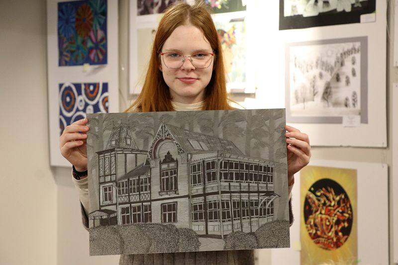Visiting art school in Jurmala