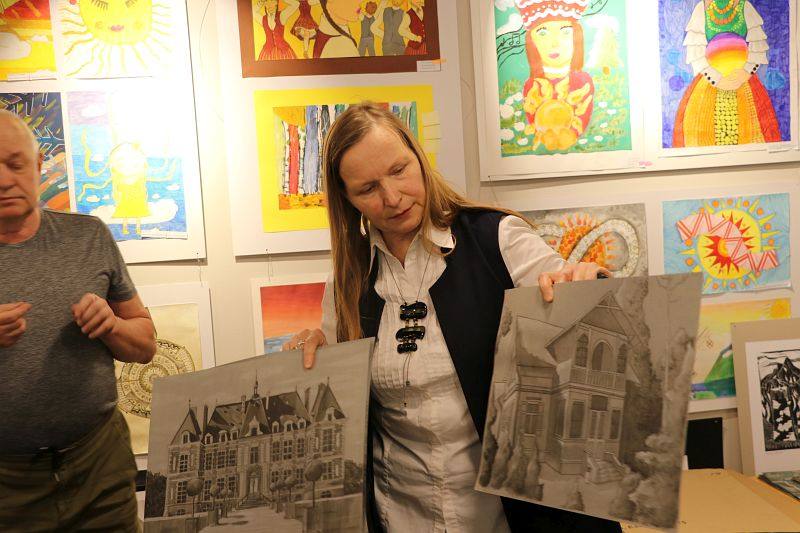 Visiting art school in Jurmala