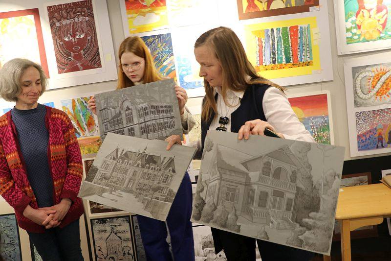 Visiting art school in Jurmala