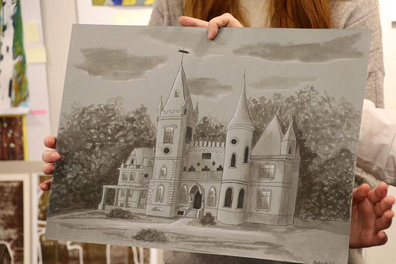 Visiting art school in Jurmala