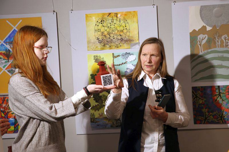 Visiting art school in Jurmala