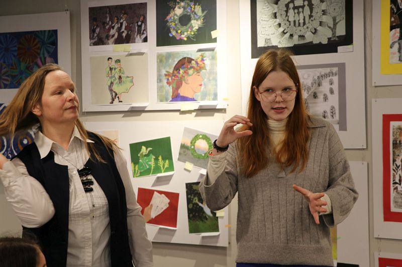 Visiting art school in Jurmala