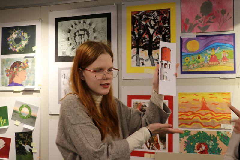 Visiting art school in Jurmala