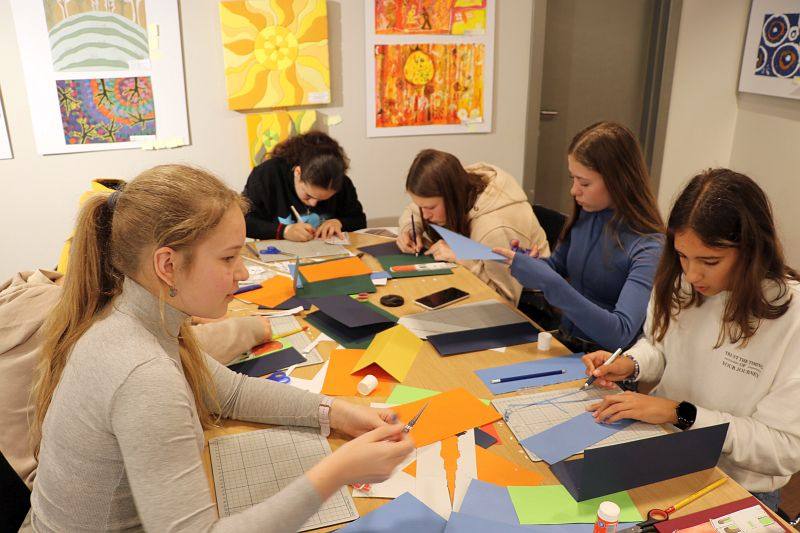 Visiting art school in Jurmala