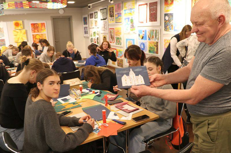 Visiting art school in Jurmala
