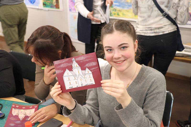 Visiting art school in Jurmala