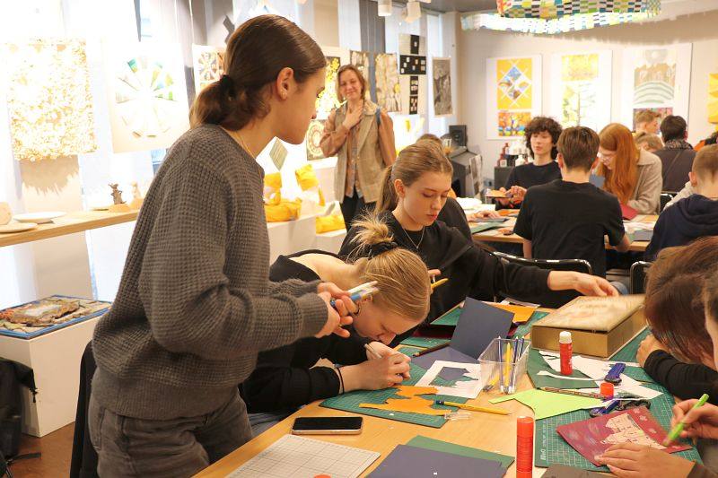 Visiting art school in Jurmala