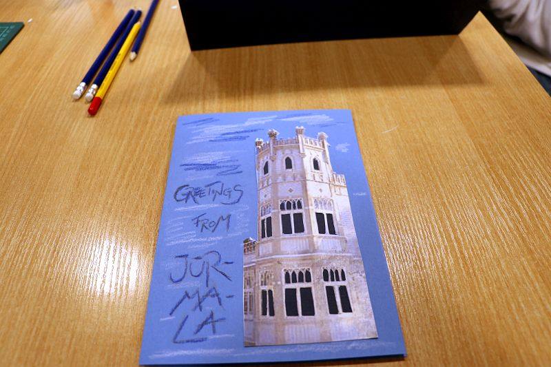Visiting art school in Jurmala