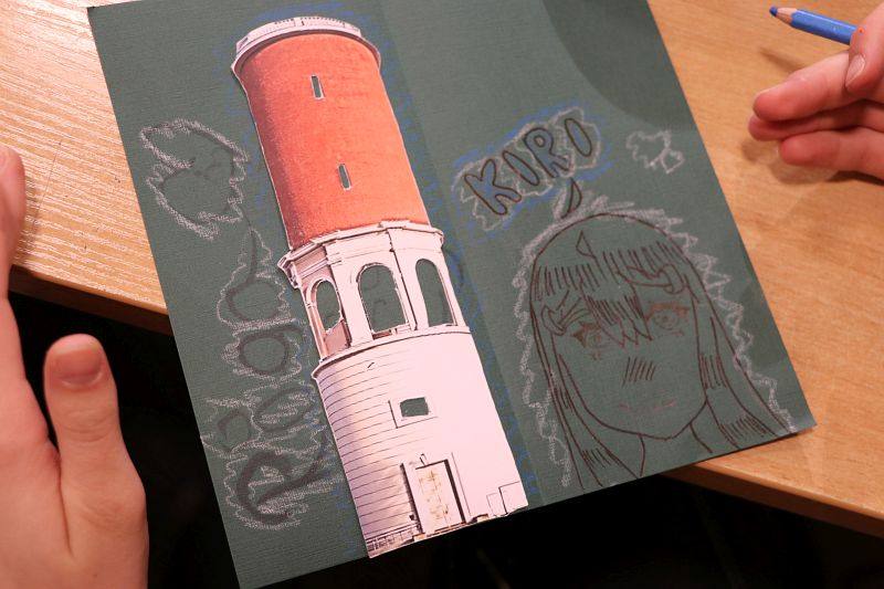 Visiting art school in Jurmala